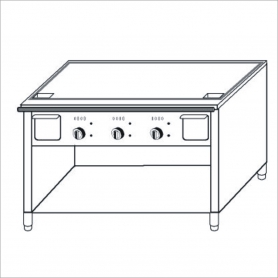 Гриль Teppan Yaki CASTA TEP3/140E напольный