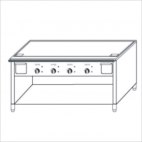 Гриль Teppan Yaki CASTA TEP4/170E напольный